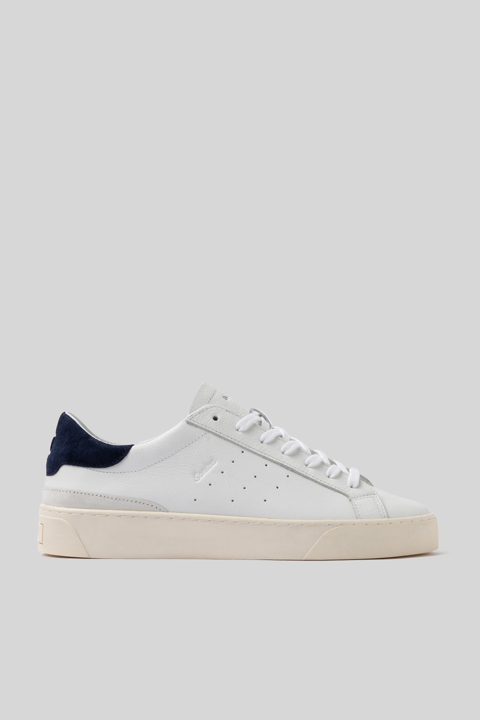 D.a.t.e. Sneaker Sonica Calf Bianco/blu Uomo - 1
