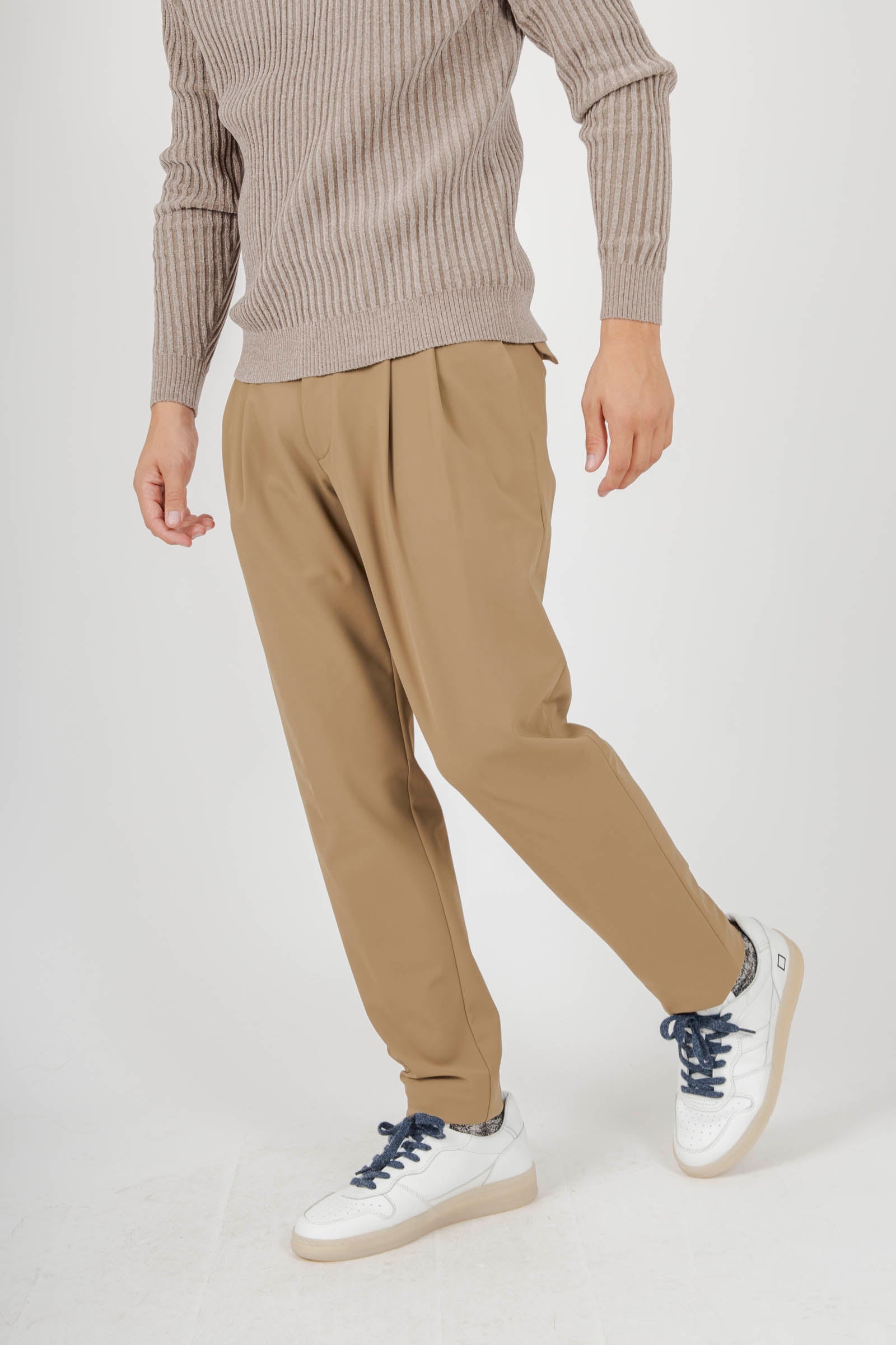 Rrd Pantalone Surflex Winter Chino Double Pence Taupe Uomo - 1