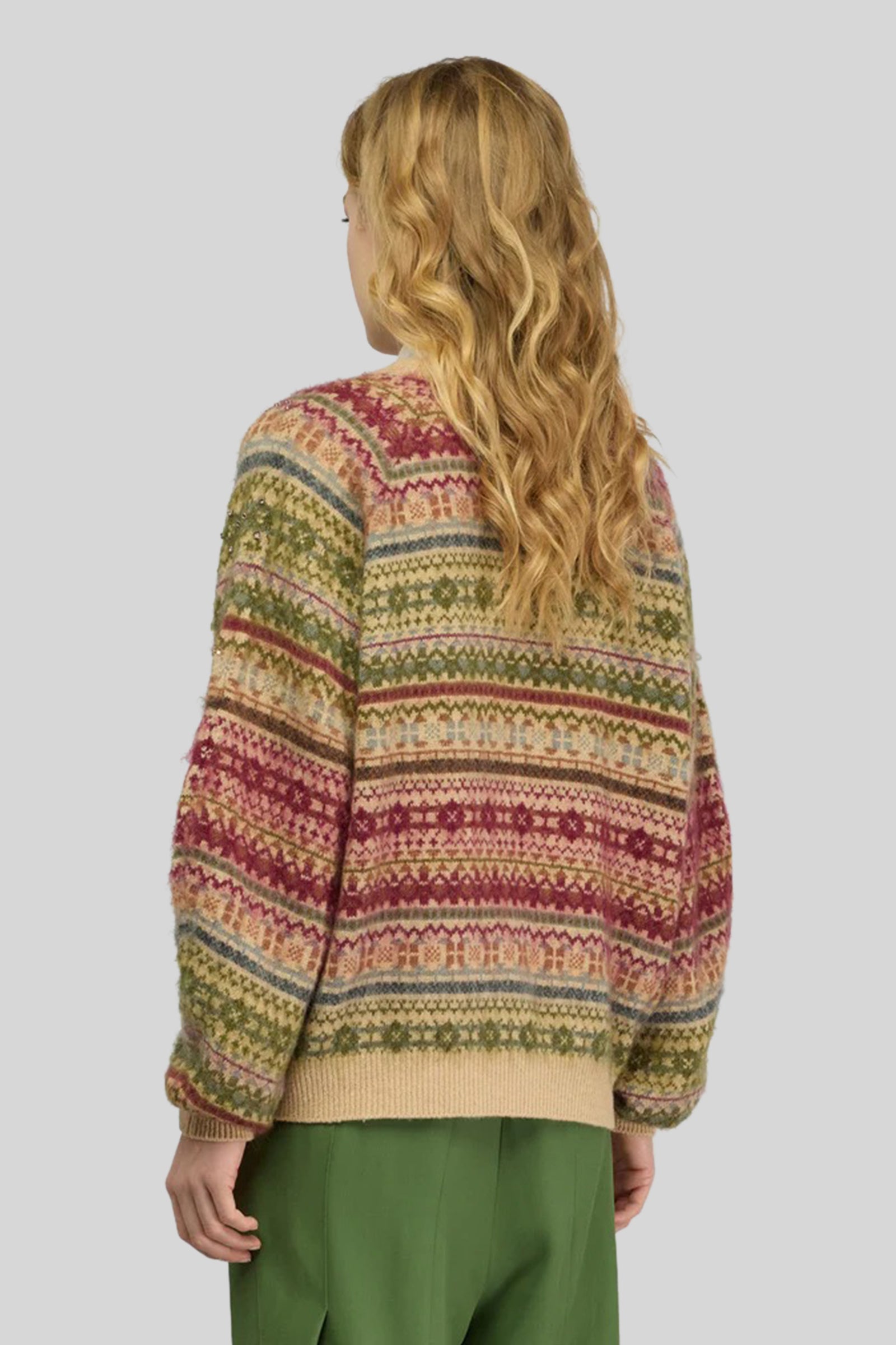 Semicouture Maglia Inez Beige Donna - 3