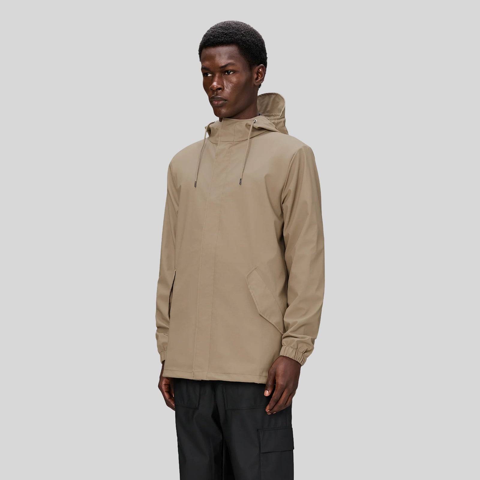 Rains Fishtail Jacket Beige Uomo - 4