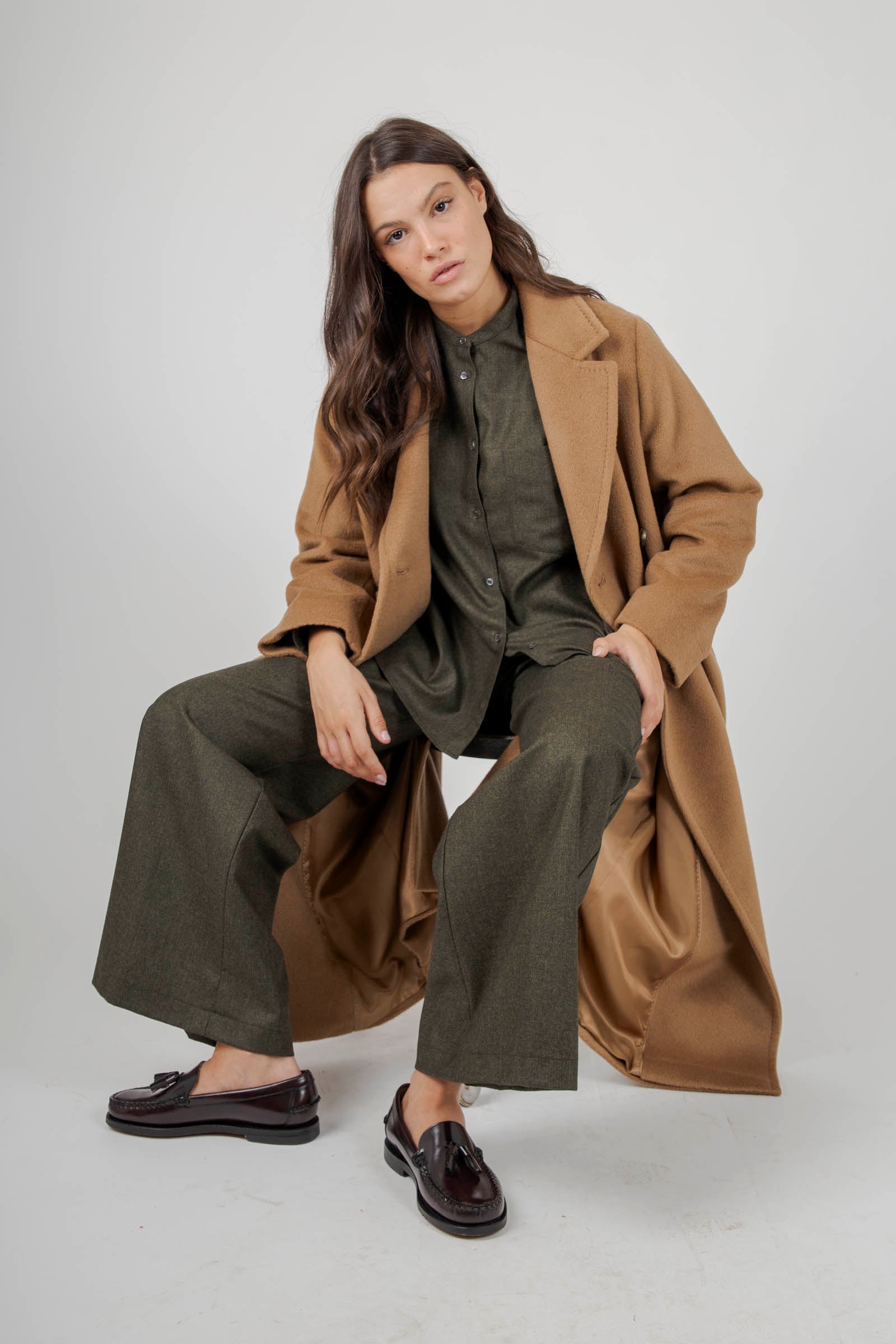 Zufolo Double-breasted Coat In Wool And Alpaca - 2