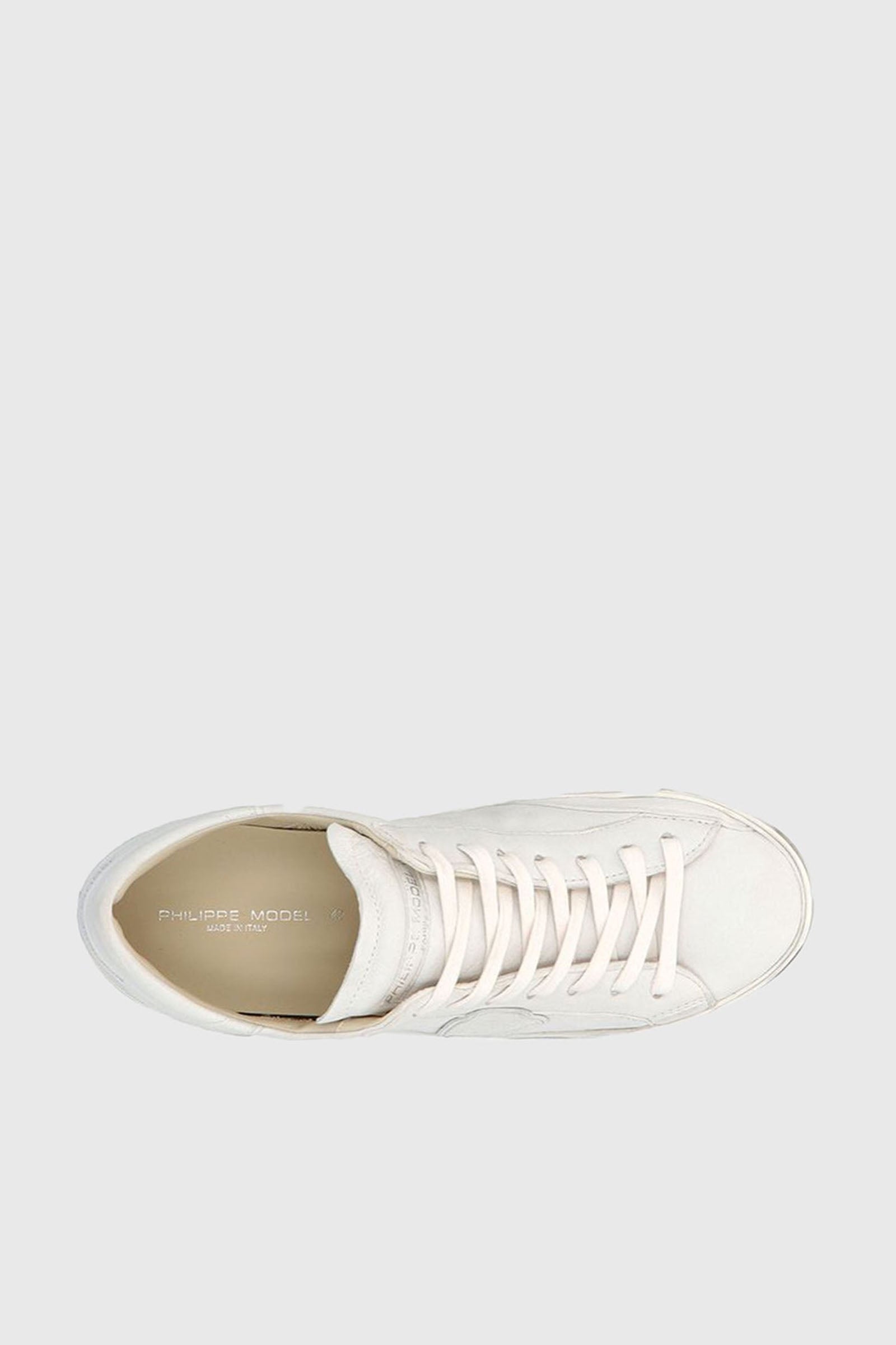 Philippe Model Sneaker Prsx Basic Blanc Bianco Uomo - 5