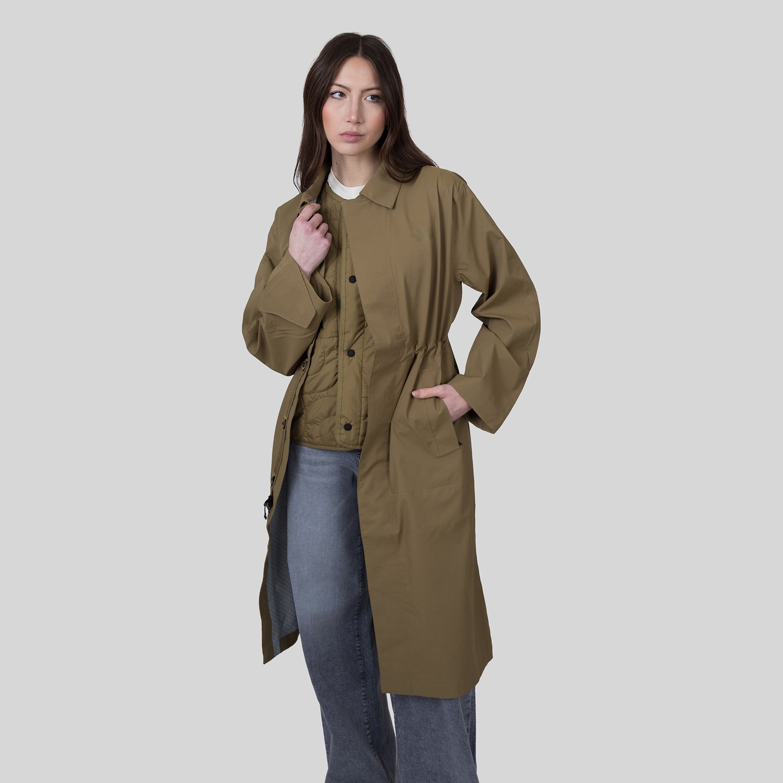 The North Face Parka City Triclimate Verde Militare Donna - 9