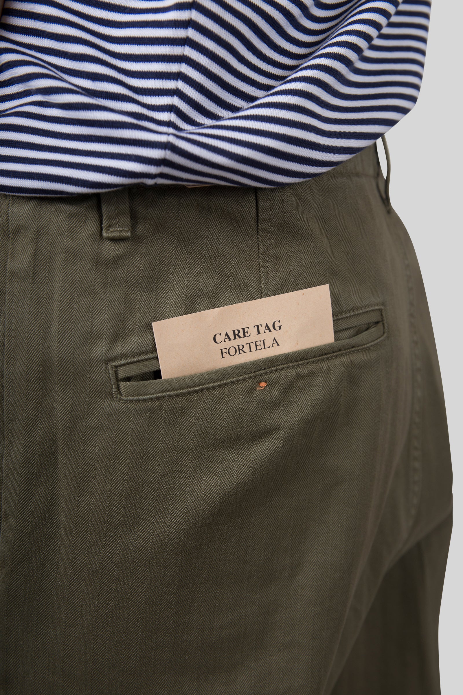 Fortela Pantalone Hector Verde Uomo - 6