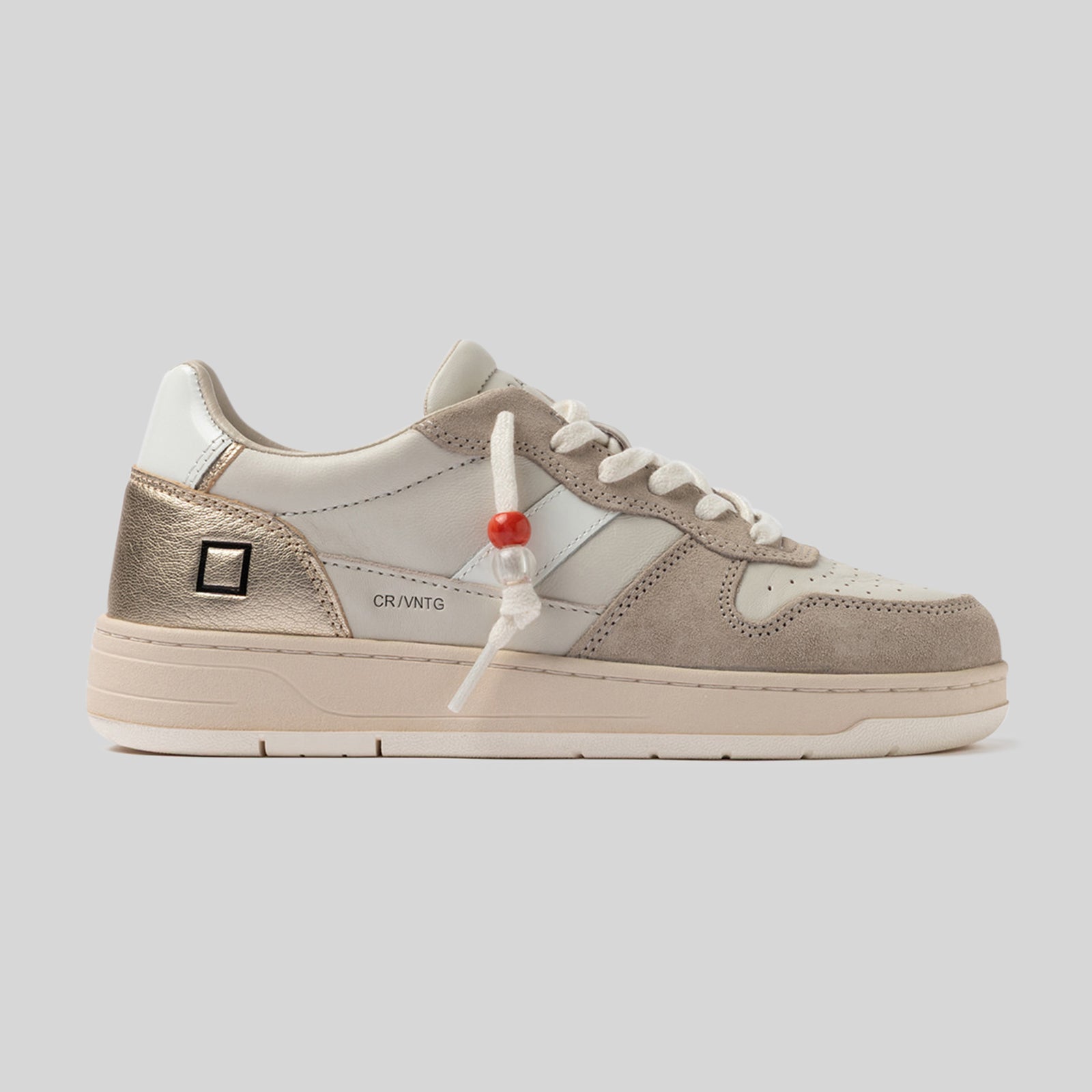 D.a.t.e. Sneaker Court 2.0 Vintage Calf Avorio Donna - 6