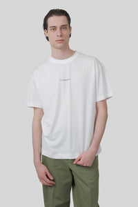 C.p. Company T-shirt 30/1 Jersey Logo Bianco Off Uomo c.p. company