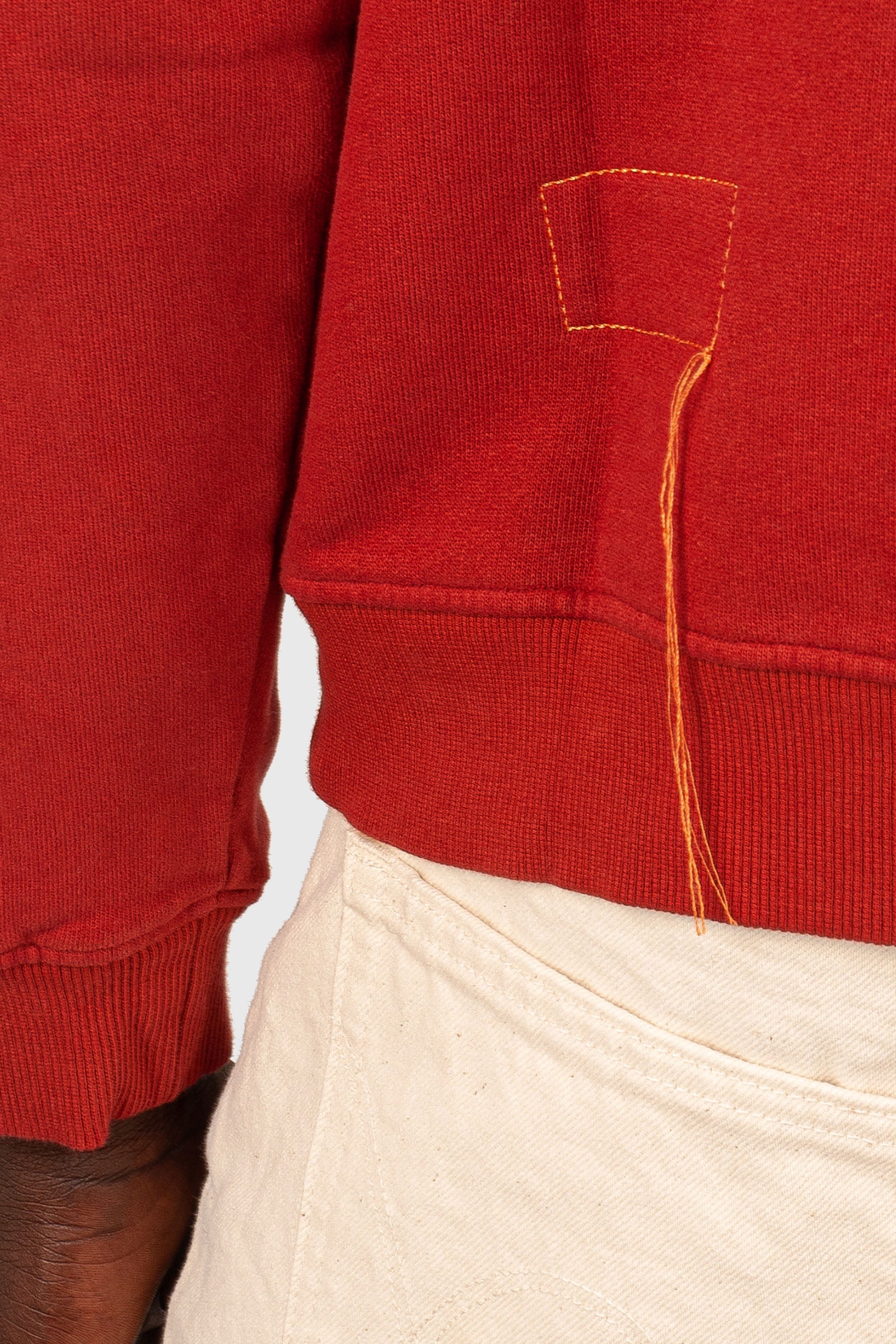 Fortela Felpa Yale Zip-up Rosso Uomo - 5