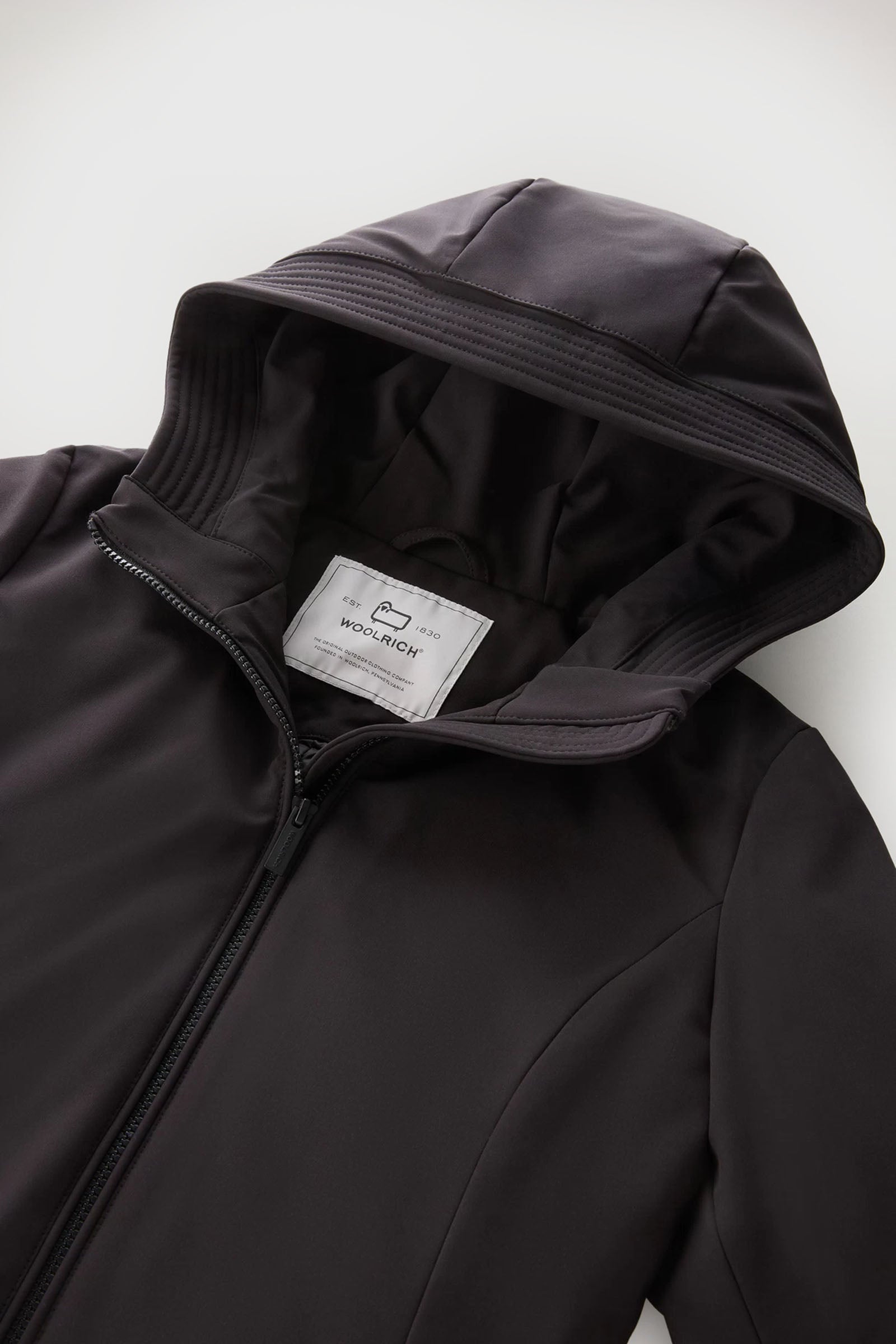 Woolrich Parka Firth In Tech Softshell Nero Donna - 6