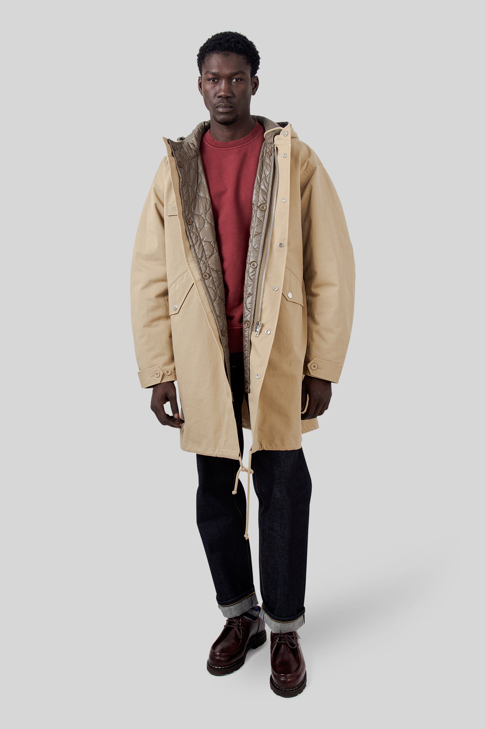 Department Five Parka Arm Beige Uomo - 6
