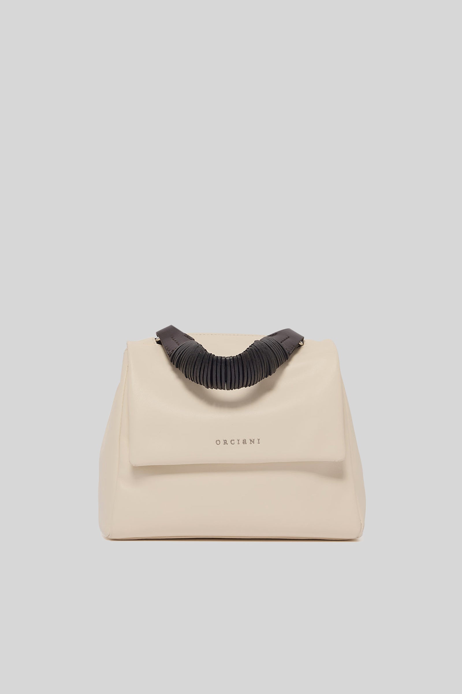 Orciani Borsa Sveva Piccola Jungle In Pelle Ecru Donna - 1