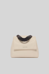 Orciani Borsa Sveva Piccola Jungle In Pelle Ecru Donna orciani