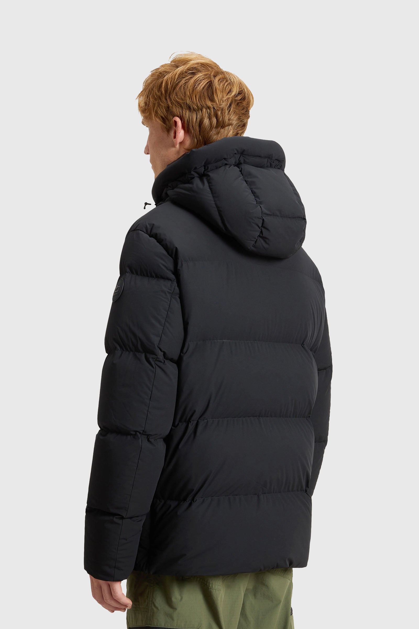 Woolrich Piumino Sierra Supreme In Nylon Elasticizzato Nero Uomo - 3