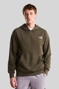 The North Face Felpa Monte Regular Con Cappuccio Verde Militare Uomo the north face
