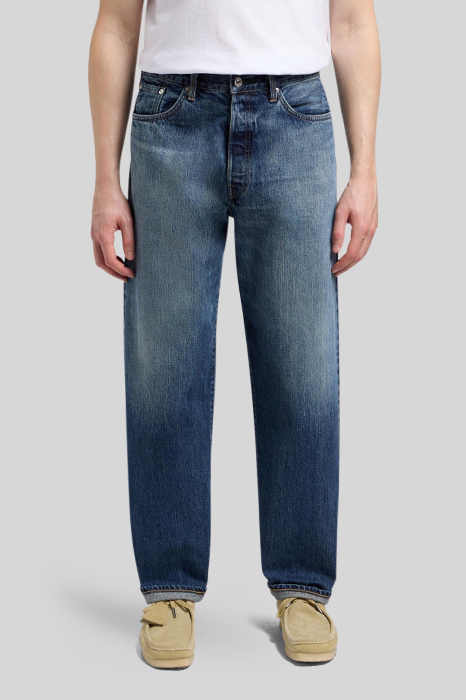 Edwin Loose Jeans Blu Medio Uomo - 1