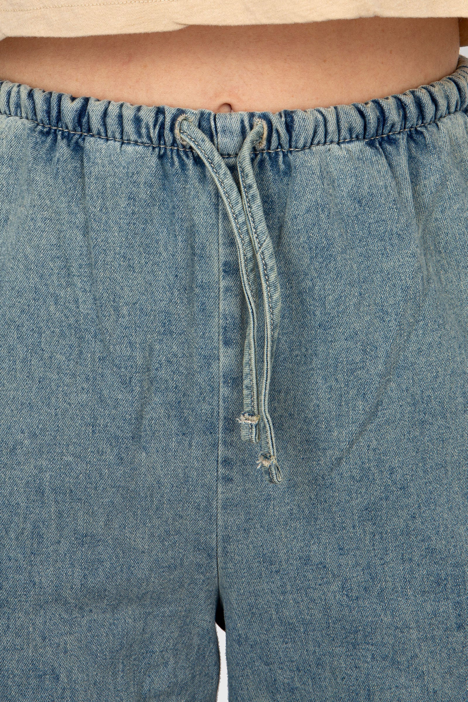 American Vintage Jeans Besobay Denim Blu Chiaro - 5