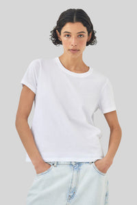 American Vintage T-shirt Apoly Bianco Donna american vintage