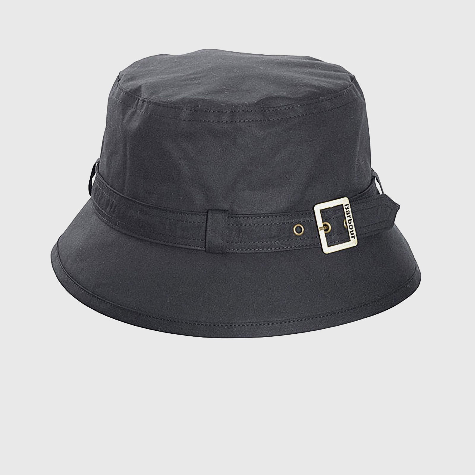 Barbour Cappello Kelso Wax Con Cinturino Nero Donna - 2