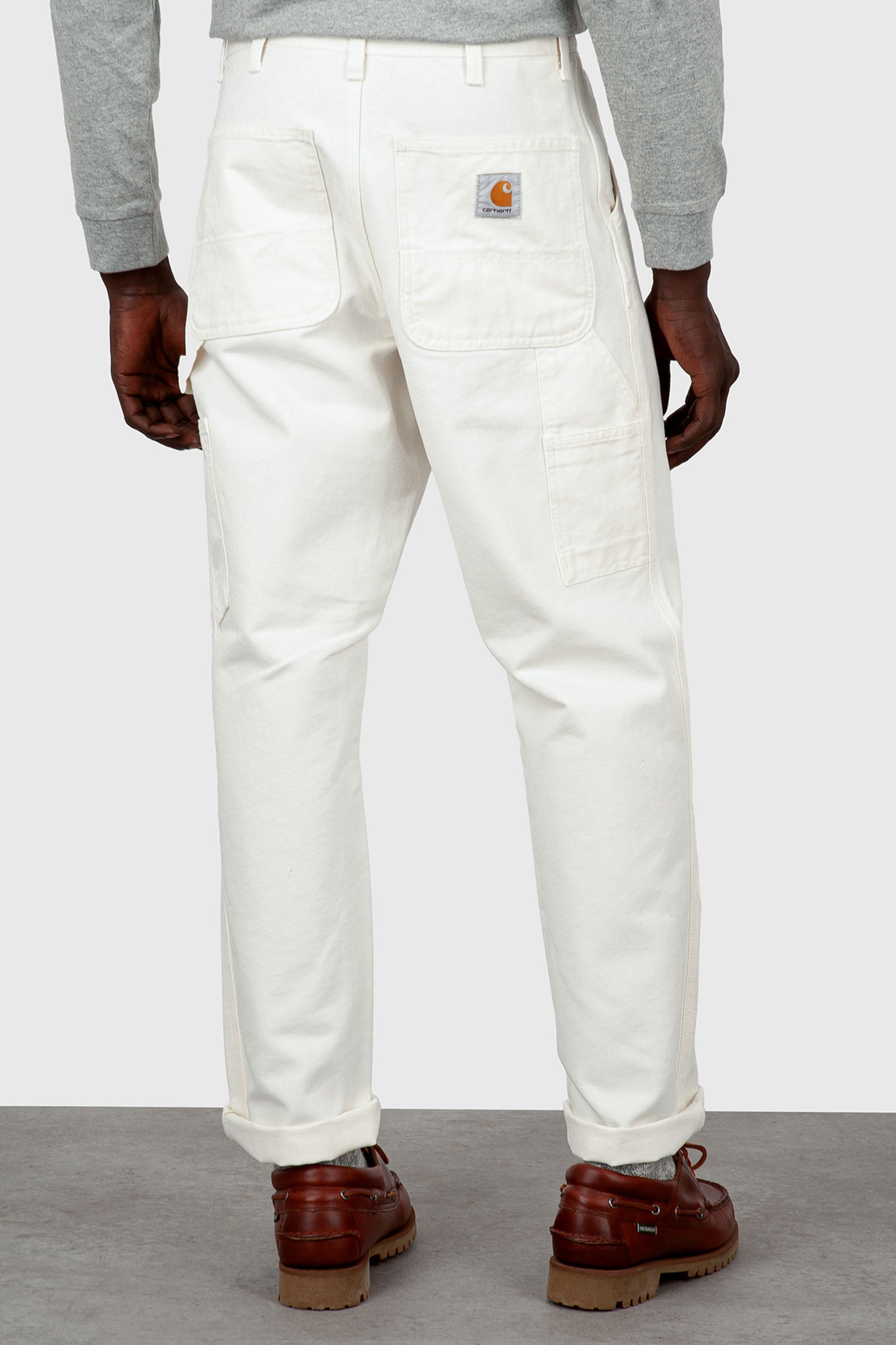 Carhartt Wip Single Knee Pant Bianco Uomo - 1