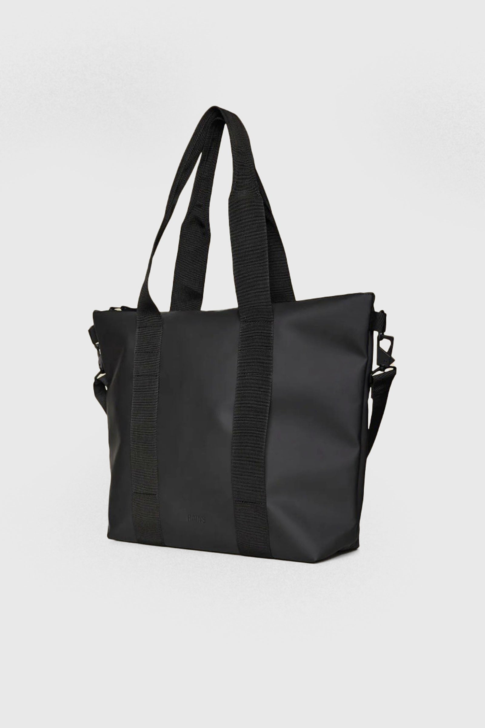 Rains Tote Bag Mini Nero Unisex - 2