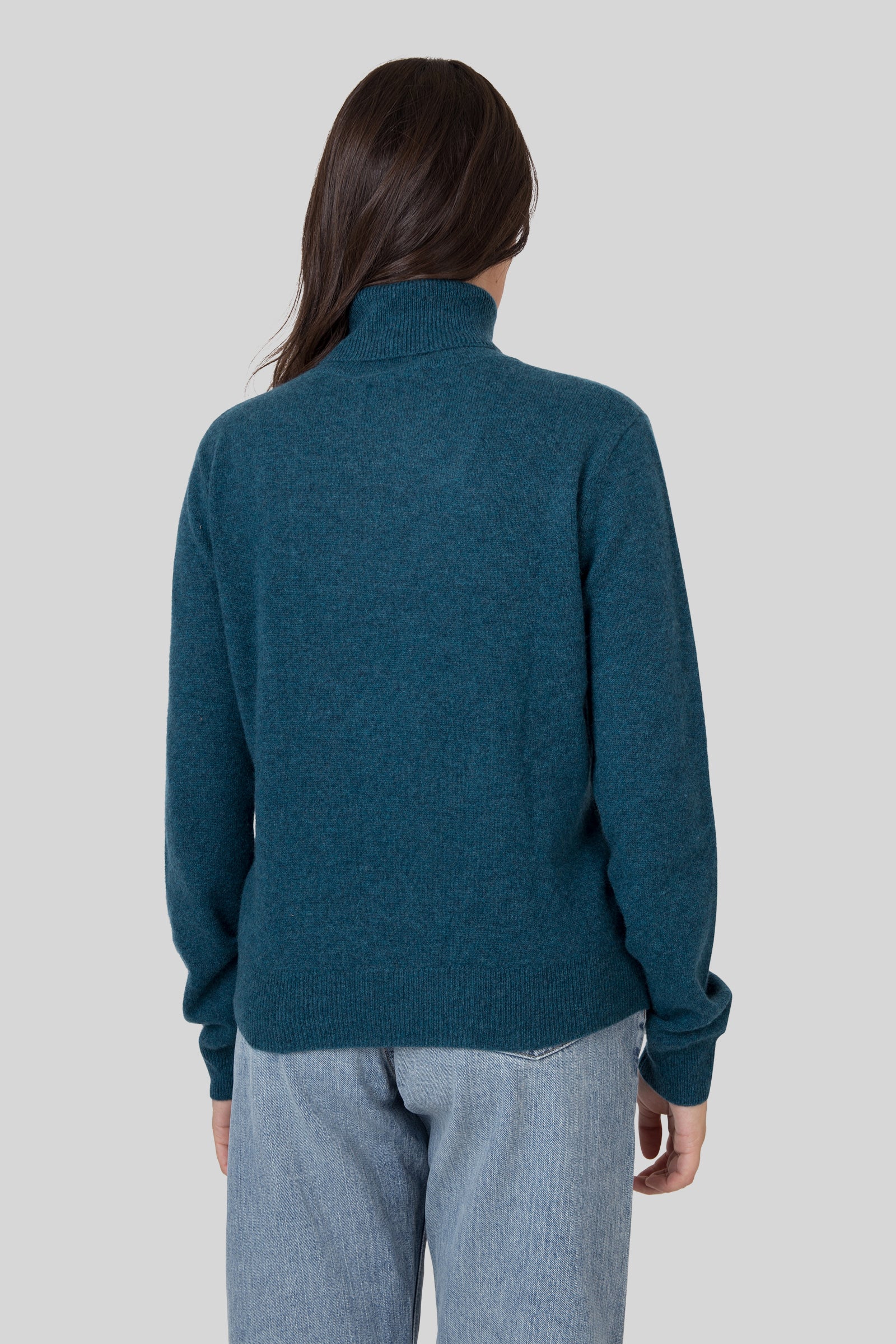 Absolut Cashmere Maglia Themys Petrolio Donna - 5