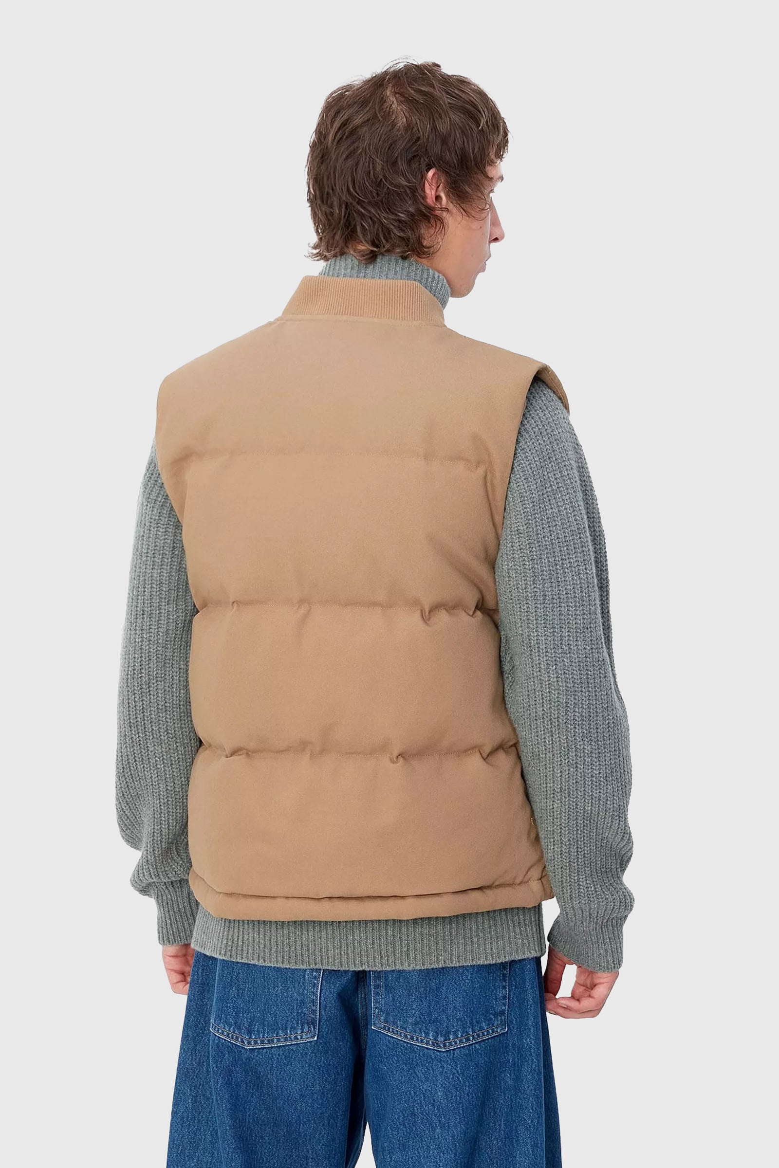 Carhartt Wip Rayley Vest Beige Uomo - 2