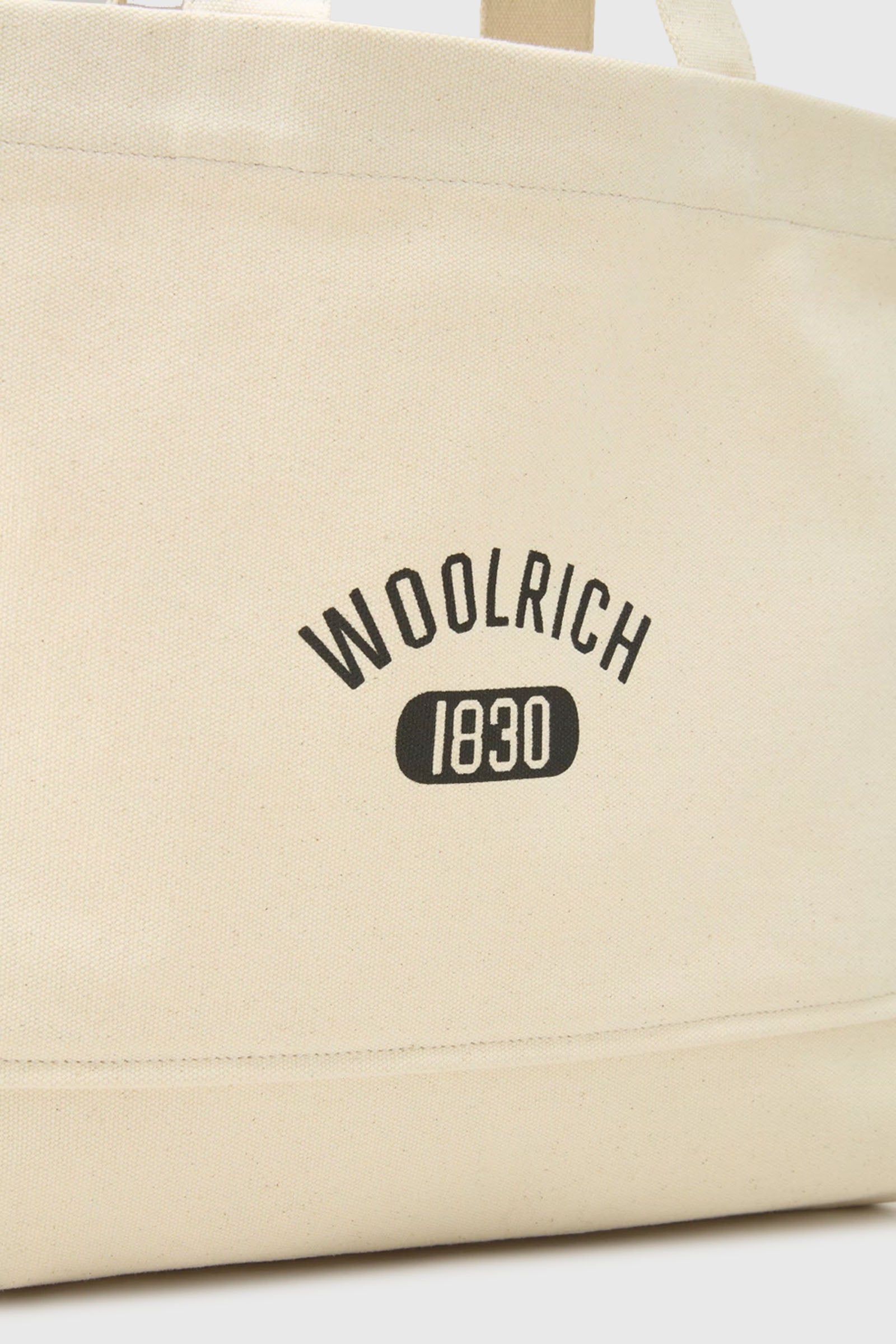 Woolrich Tote Bag Ecru Cotton - 2