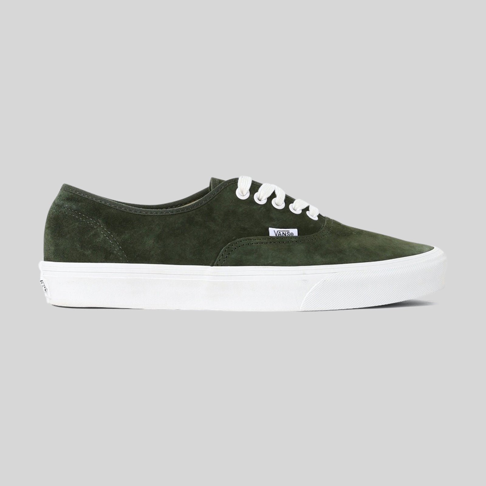 Vans "off The Wall" Sneaker Authentic Pig Suede Verde Uomo - 7