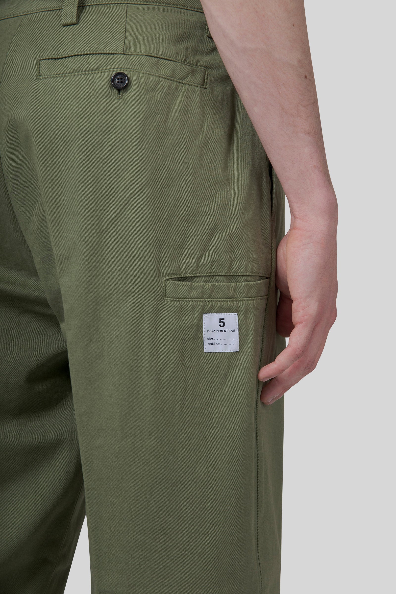 Department Five Pantalone Ant Verde Militare Uomo - 2