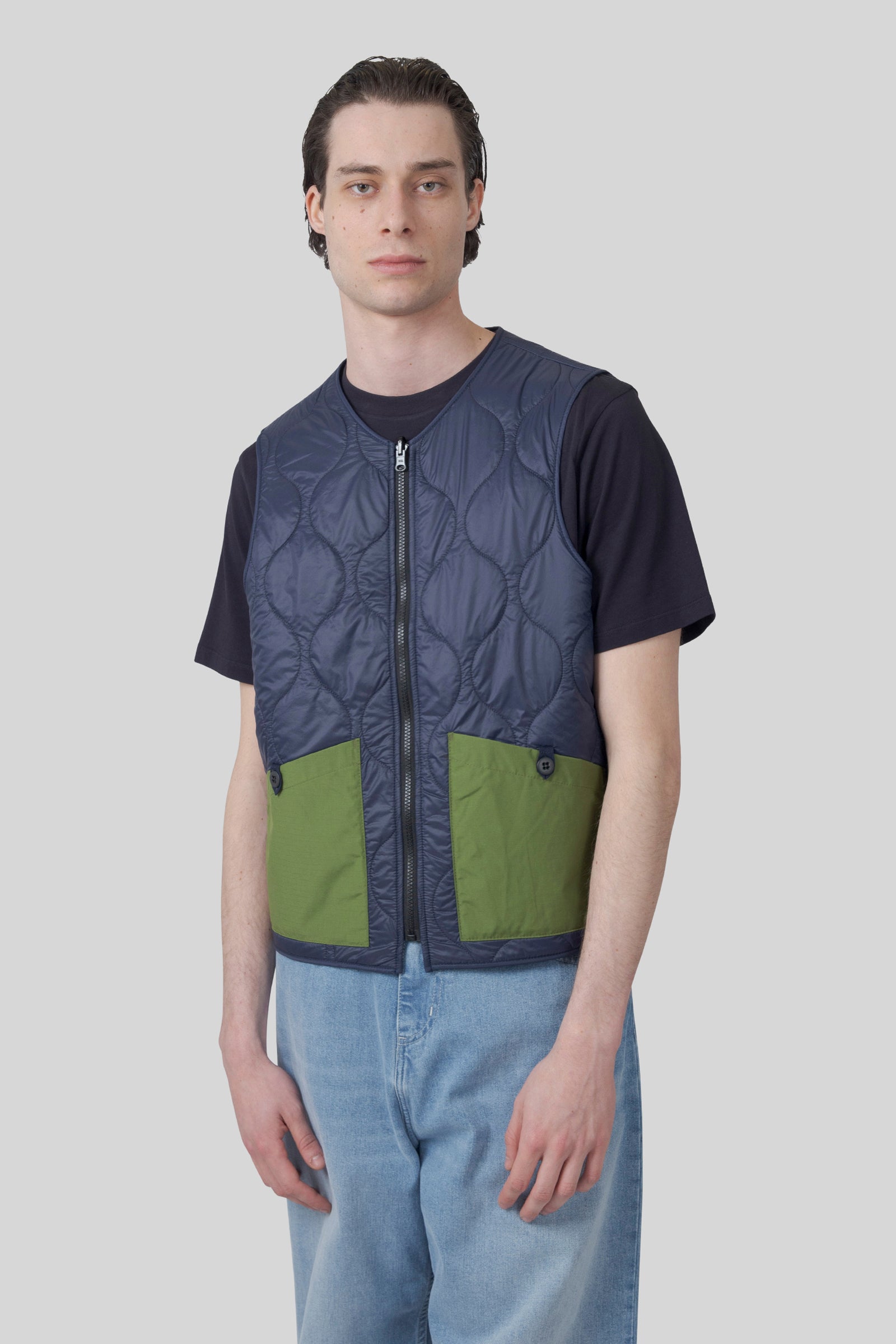 Manifattura Ceccarelli All Seasons Vest Blu/verde Uomo - 1