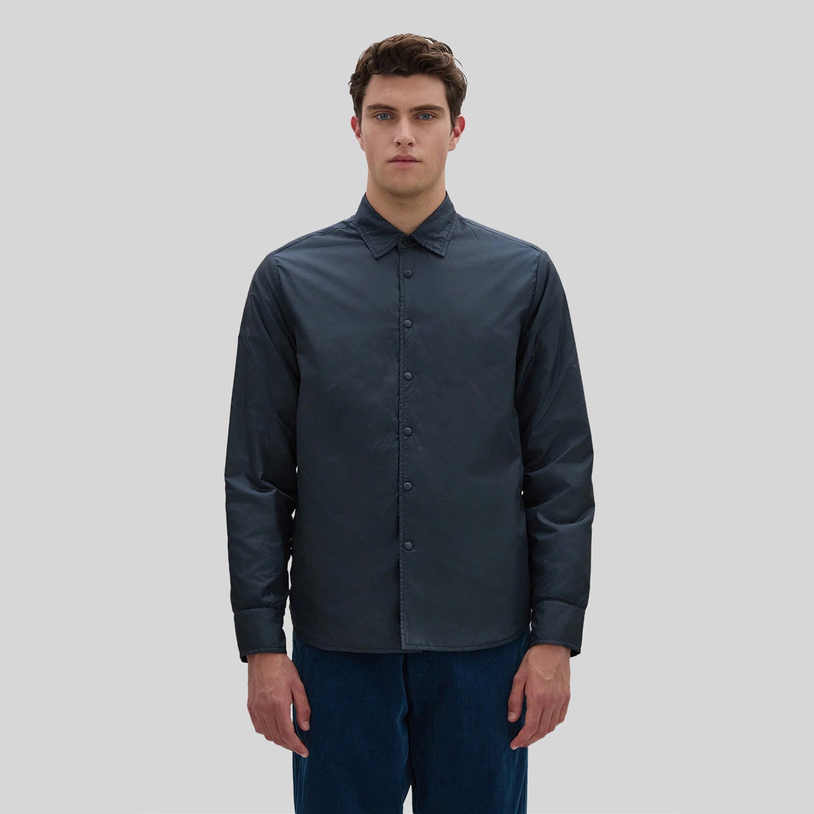Aspesi Camicia Nylon Re-shirt Blu Uomo - 6