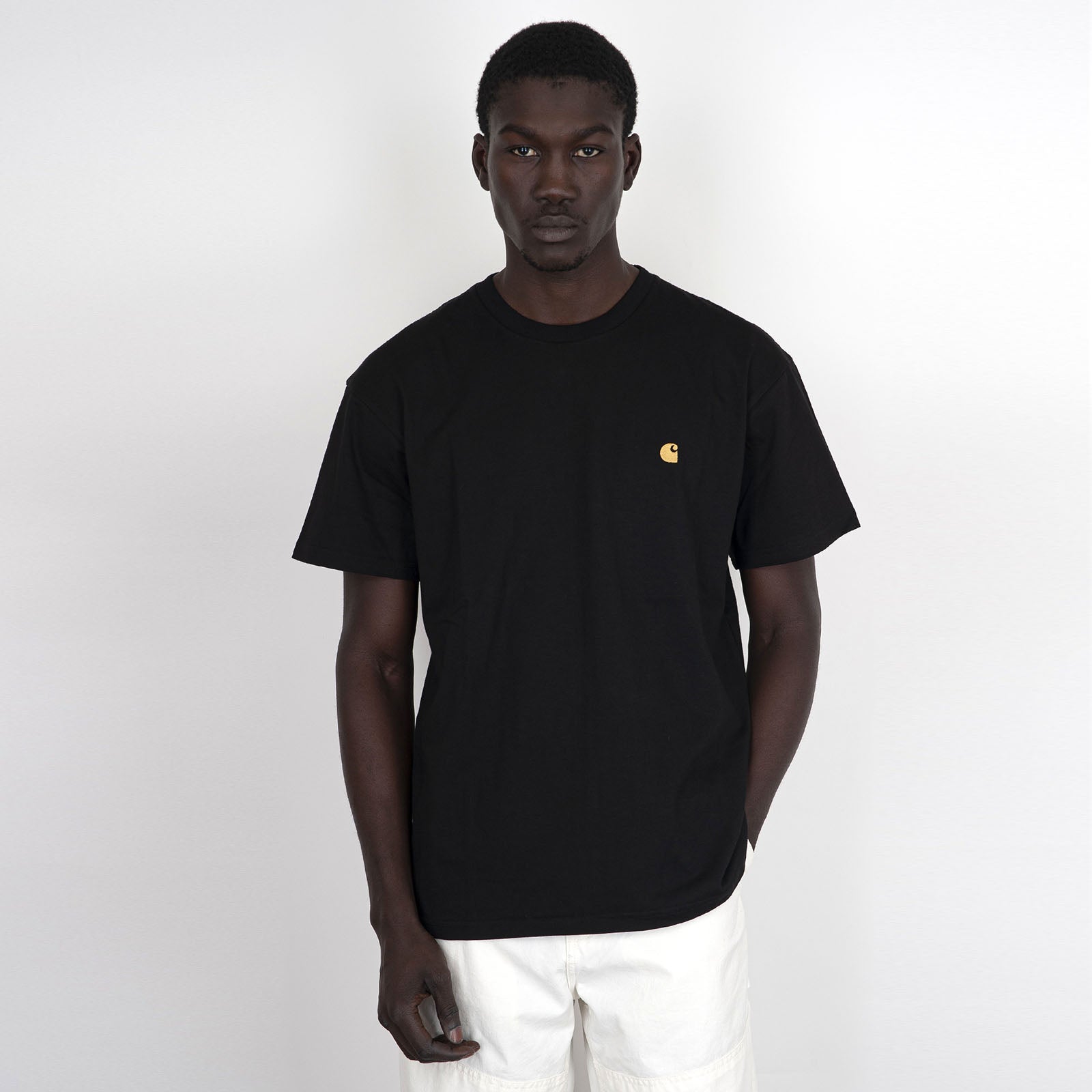 Carhartt Wip T-shirt S/s Chase Nero Uomo - 7