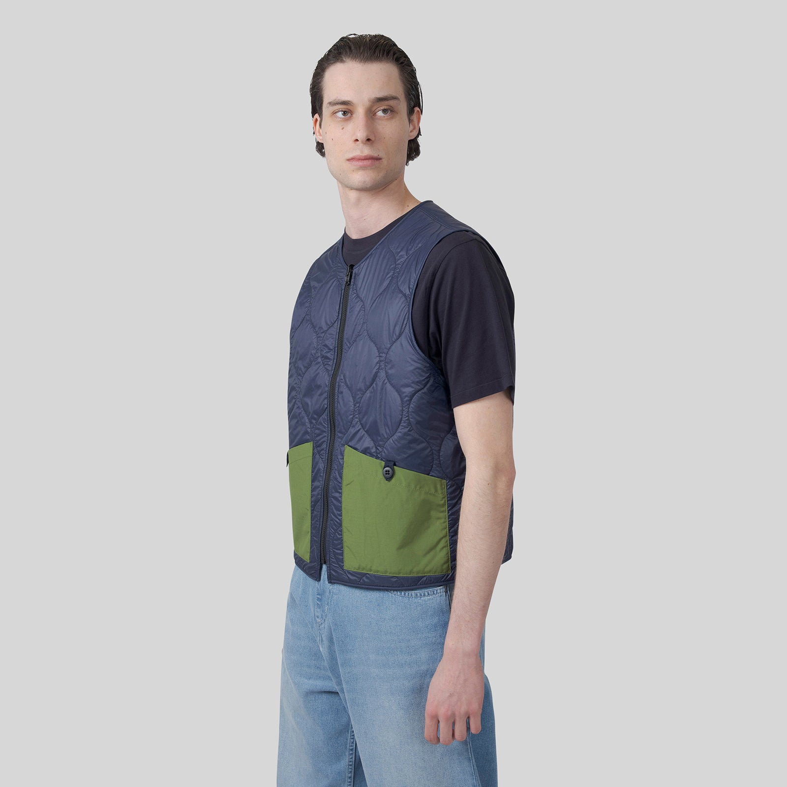 Manifattura Ceccarelli All Seasons Vest Blu/verde Uomo - 8