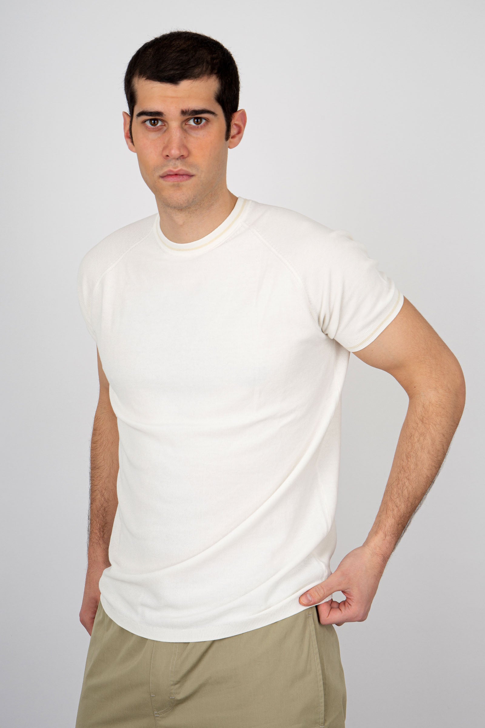 Aspesi Cotton T-shirt White - 1