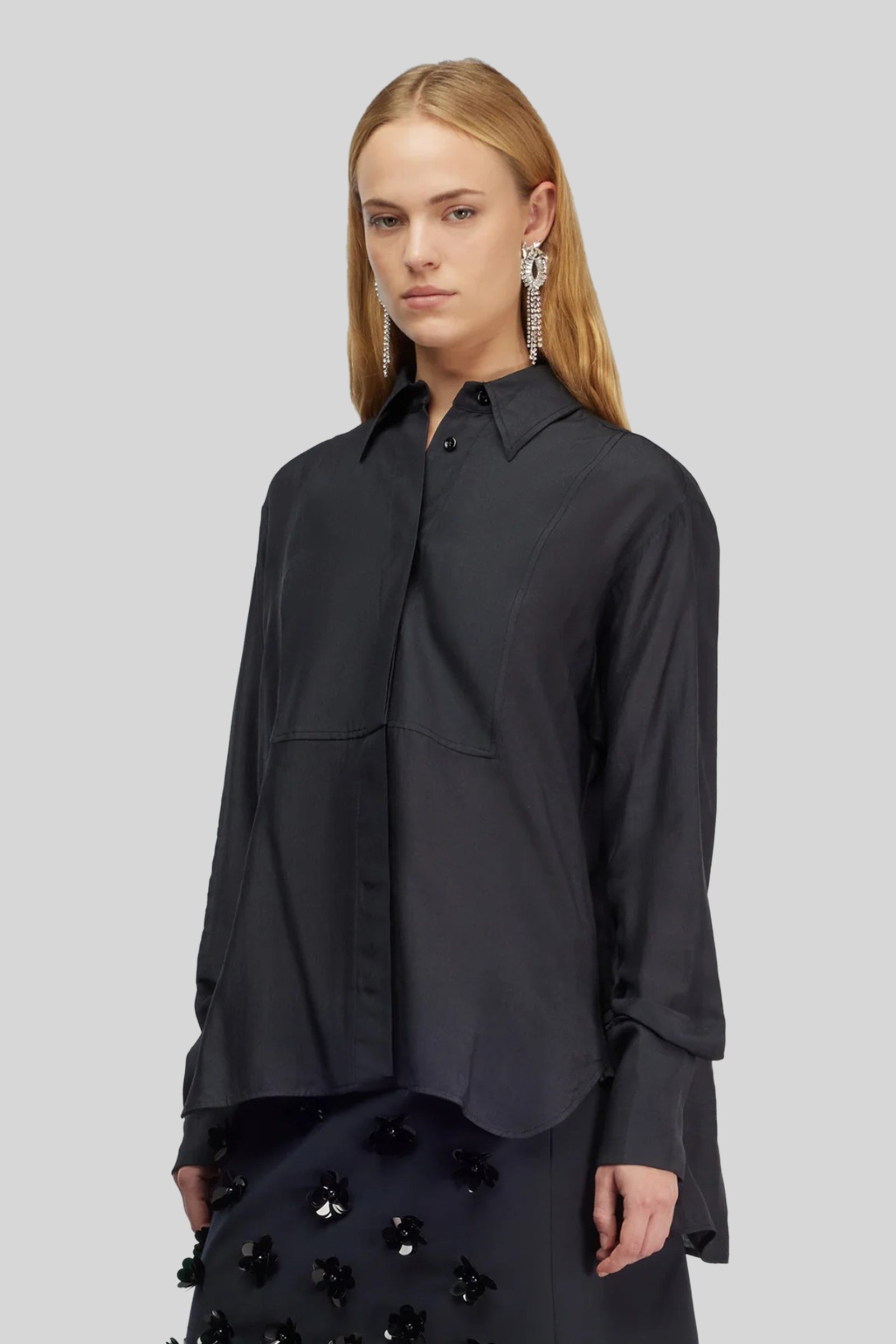 Semicouture Camicia Krizia Nero Donna - 1