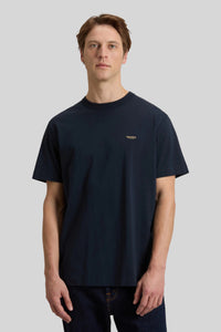 Woolrich T-shirt Logo Blu Uomo woolrich