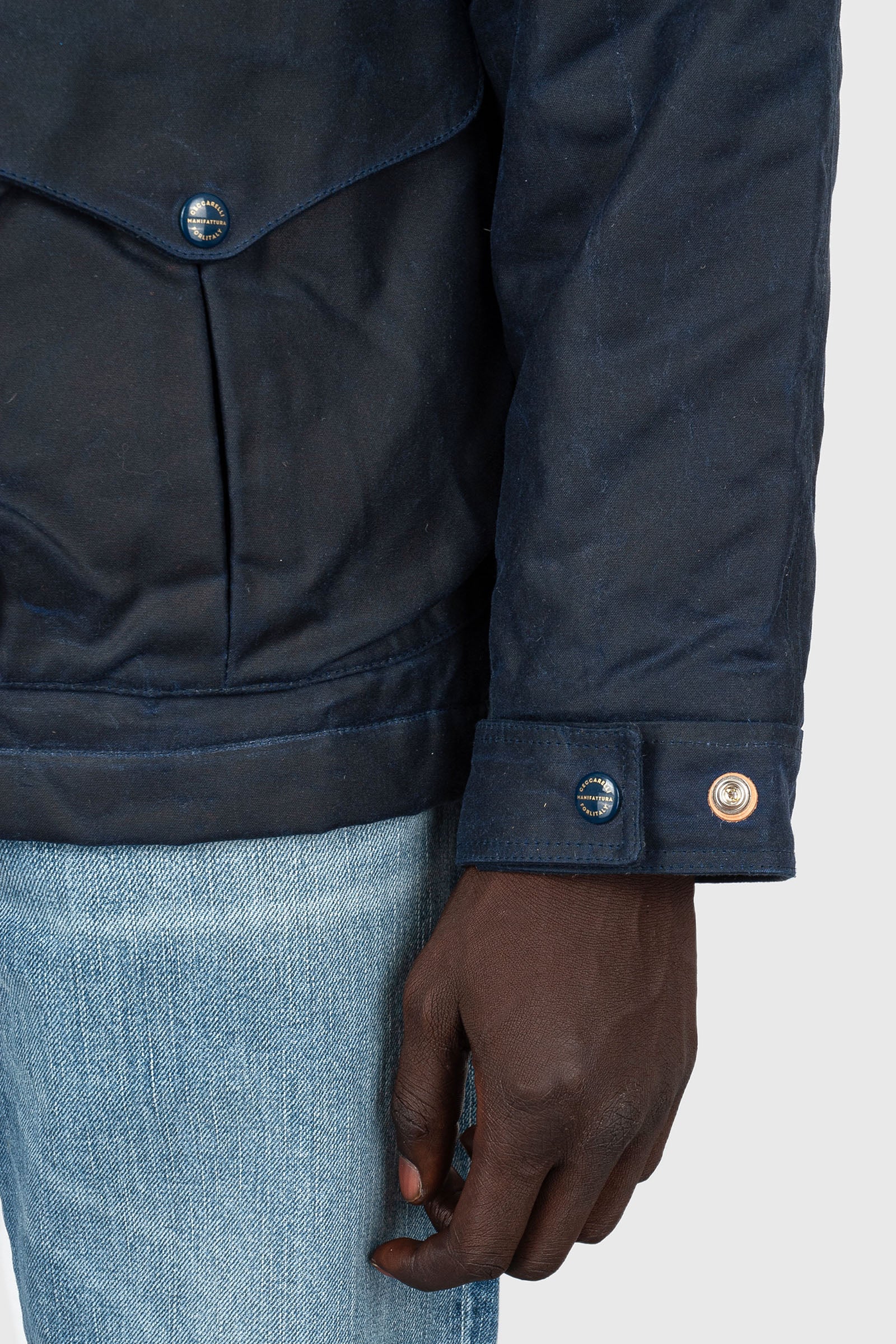 Manifattura Ceccarelli New Fisherman Parka Blu Navy Uomo - 7