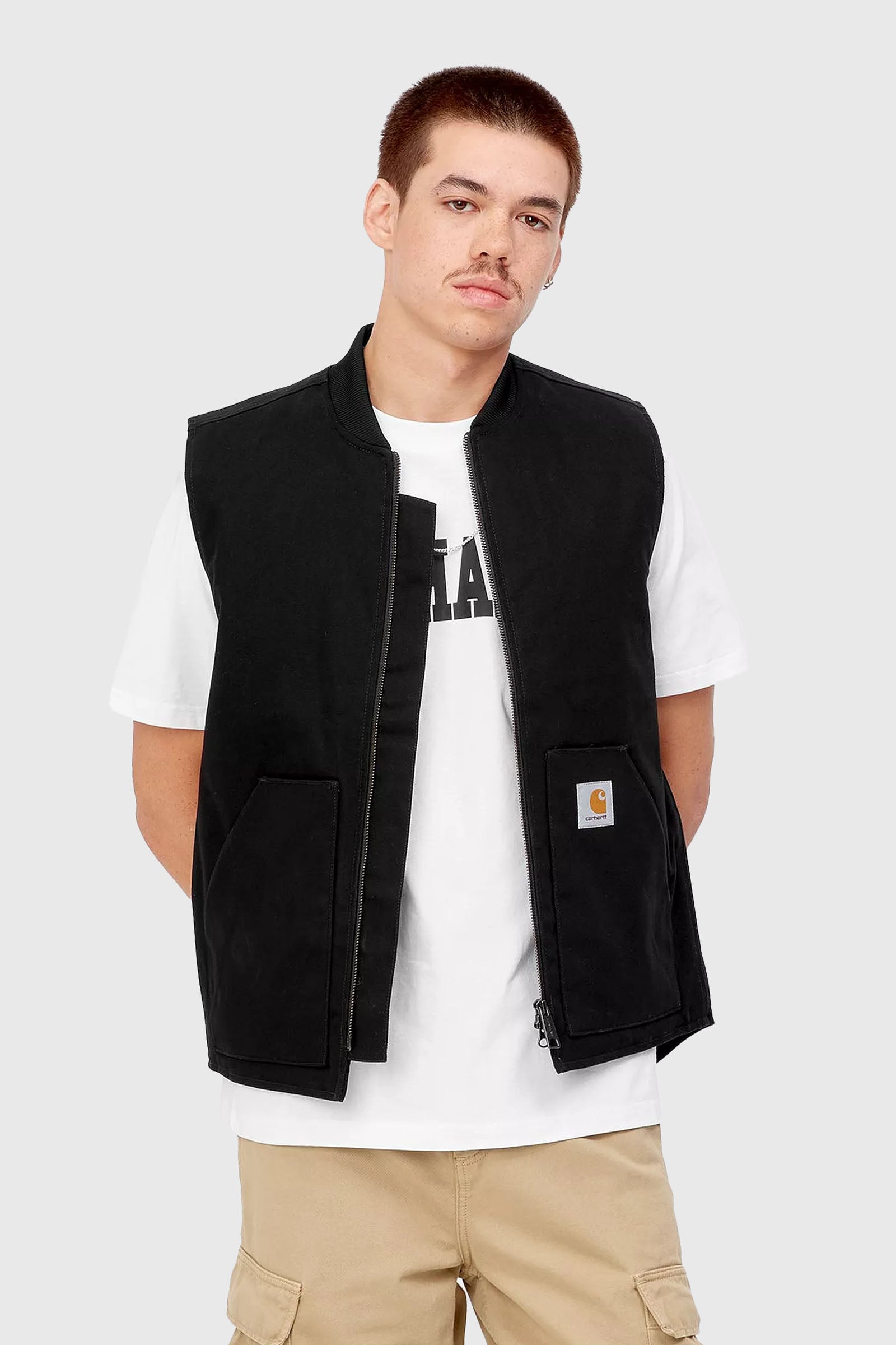 Carhartt Wip Classic Vest Nero Uomo - 4