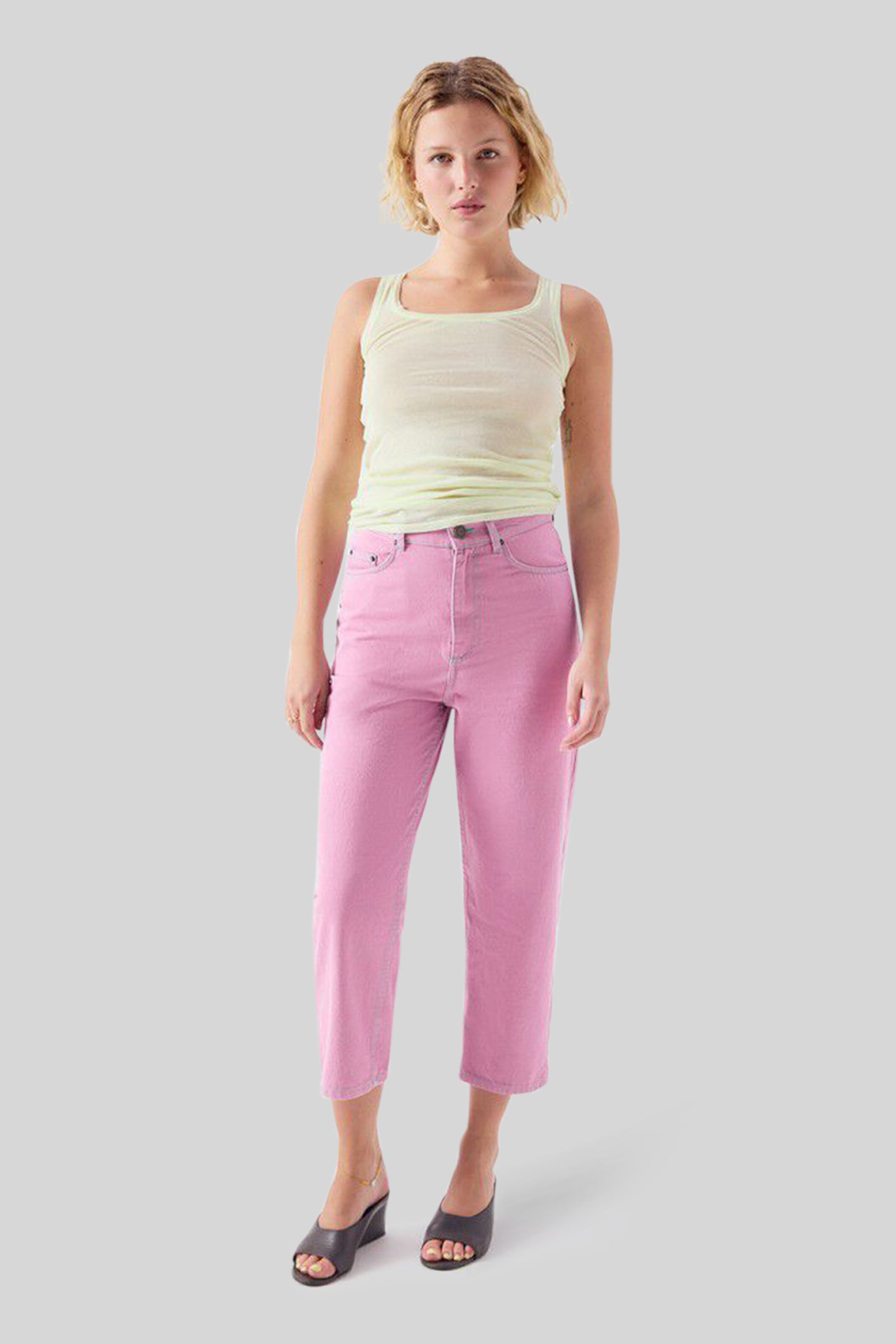 American Vintage Jeans Grezbay Rosa Donna - 4