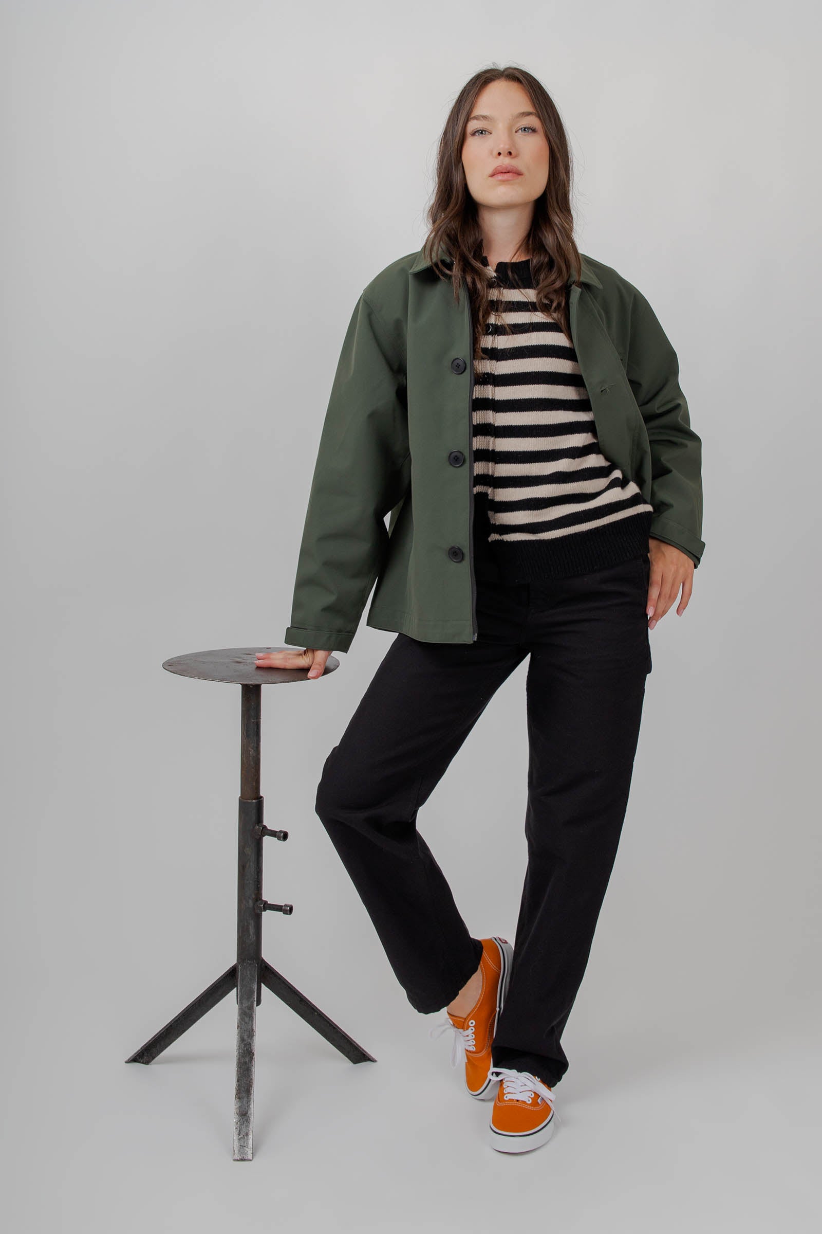 Carhartt Wip W' Barnett Jacket Verde Militare Donna - 2