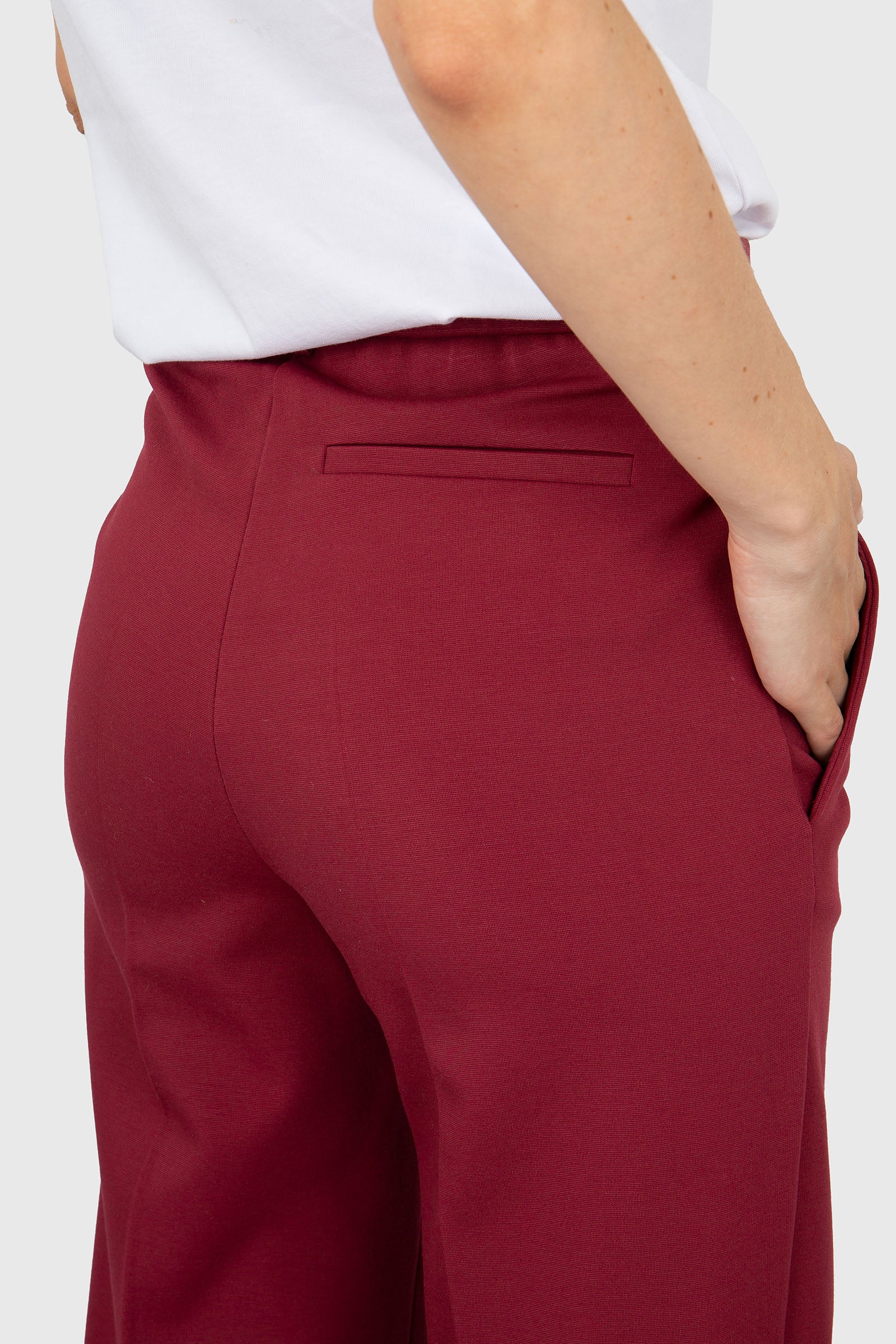 Grifoni Pantalone Bordeaux Donna - 7