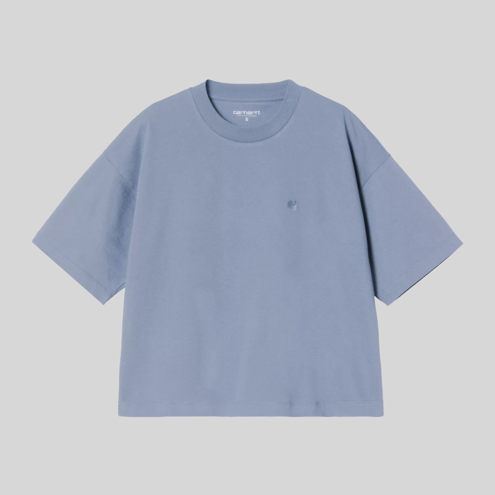 Carhartt Wip T-shirt W' S/s Chester Azzurro Donna - 3