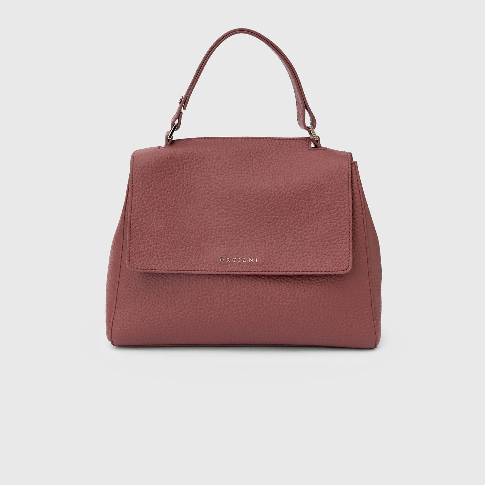 Orciani Borsa Media Sveva In Pelle Soft Amarena Donna - 4