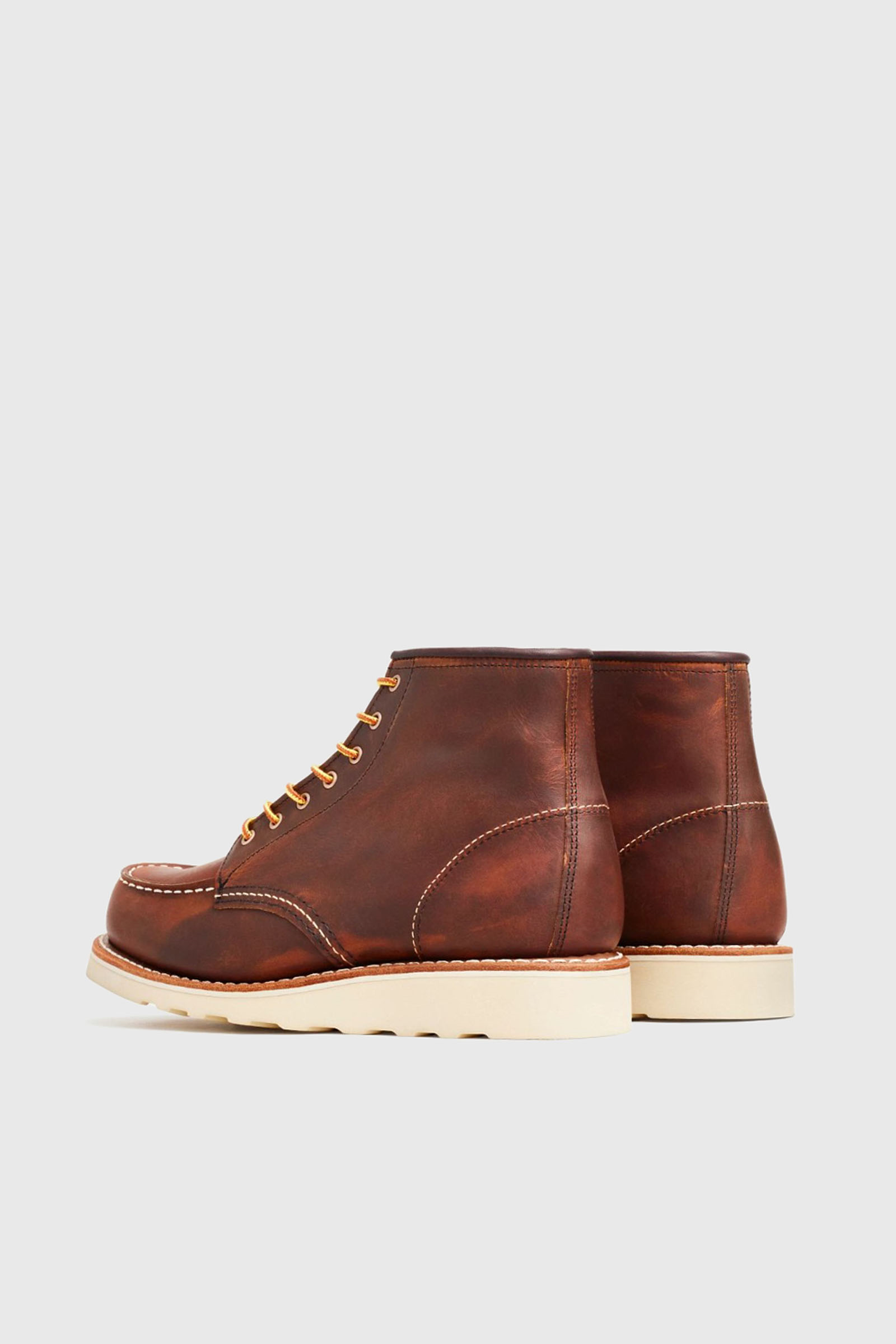 Red Wing Stivaletto 6-inch Classic Moc Toe In Pelle Copper Rough & Tough Marrone Donna - 3