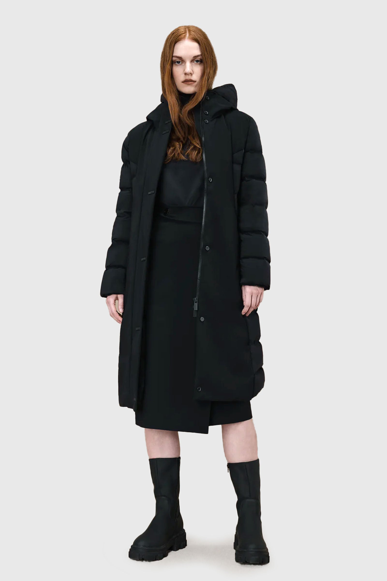 Rrd Winter Hybrid Parka Wom Nero Donna - 2