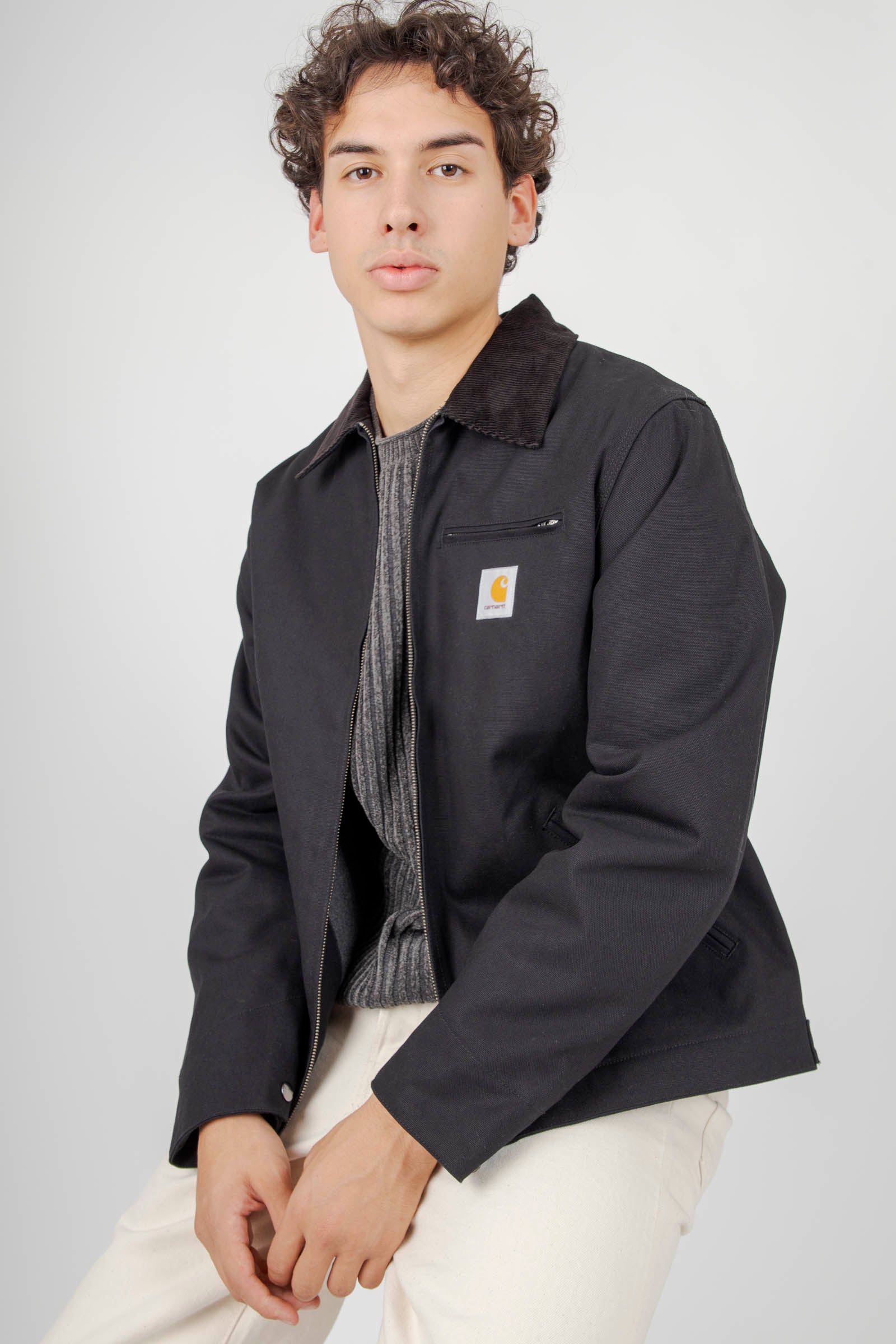 Carhartt Wip Detroit Jacket Nero Uomo - 1