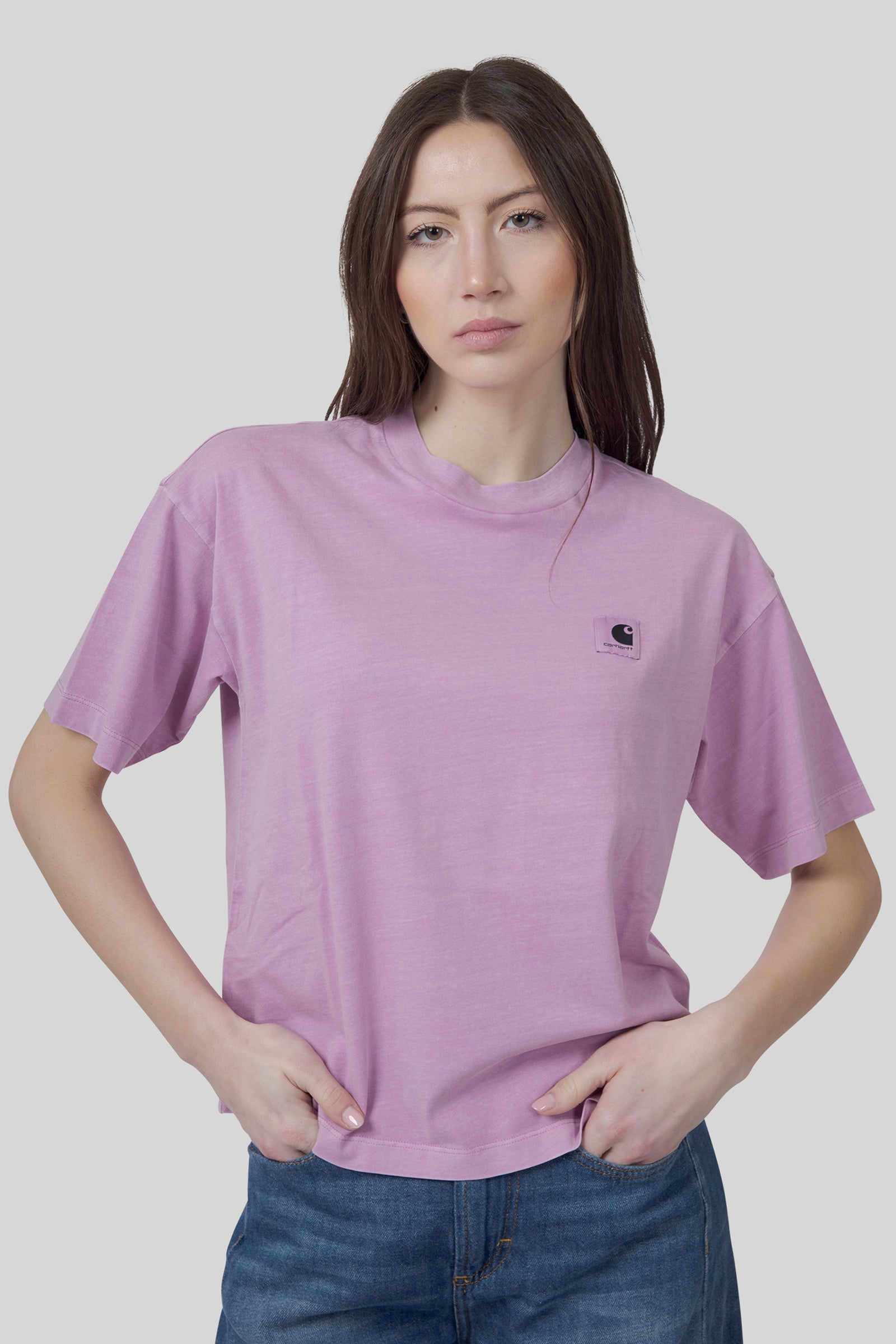 Carhartt Wip T-shirt W' S/s Nelson Rosa Donna - 3