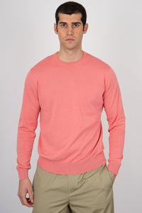 Aspesi Coral Cotton Crewneck Sweater aspesi