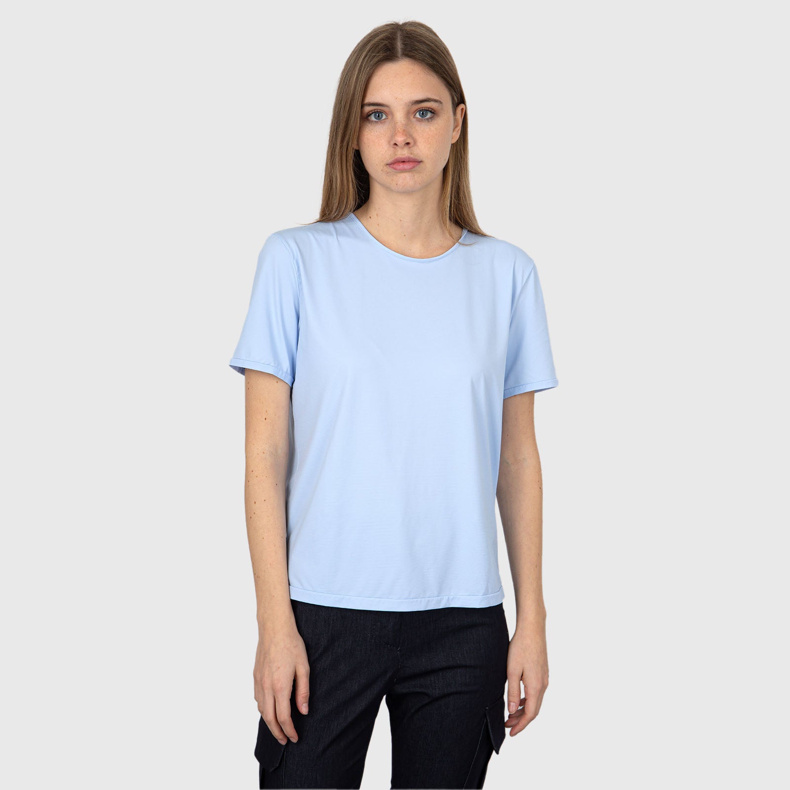 RRD Synthetic Oxford Light Blue T-Shirt - 6