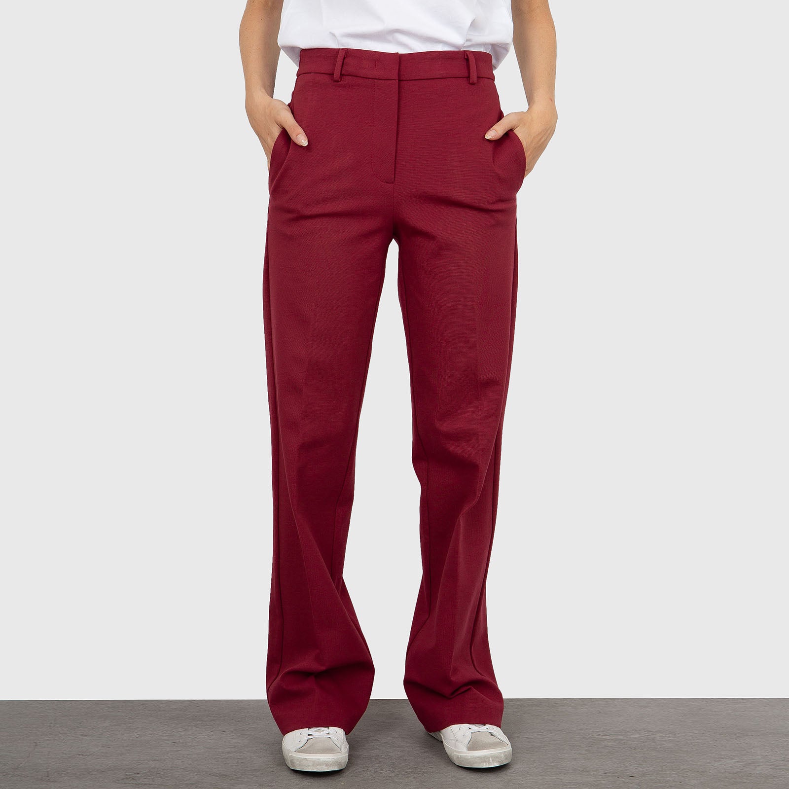 Grifoni Pantalone Bordeaux Donna - 9