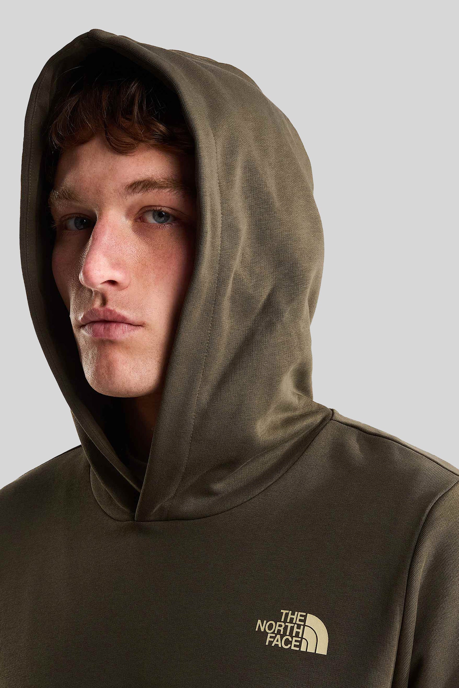 The North Face Felpa Monte Regular Con Cappuccio Verde Militare Uomo - 4